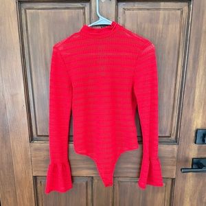 Olivaceous Red Bodysuit